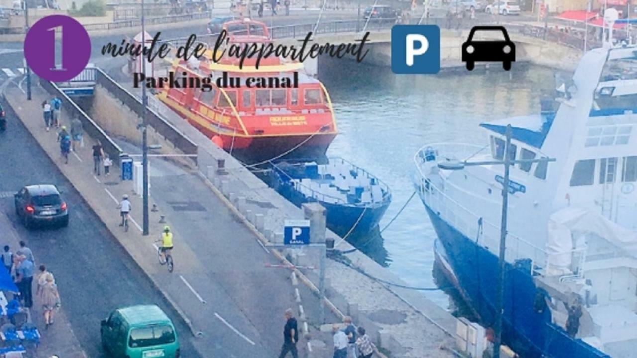Magnifique Appart 102 M2 Au Bord De L'Eau Hyper Centre 세테 외부 사진